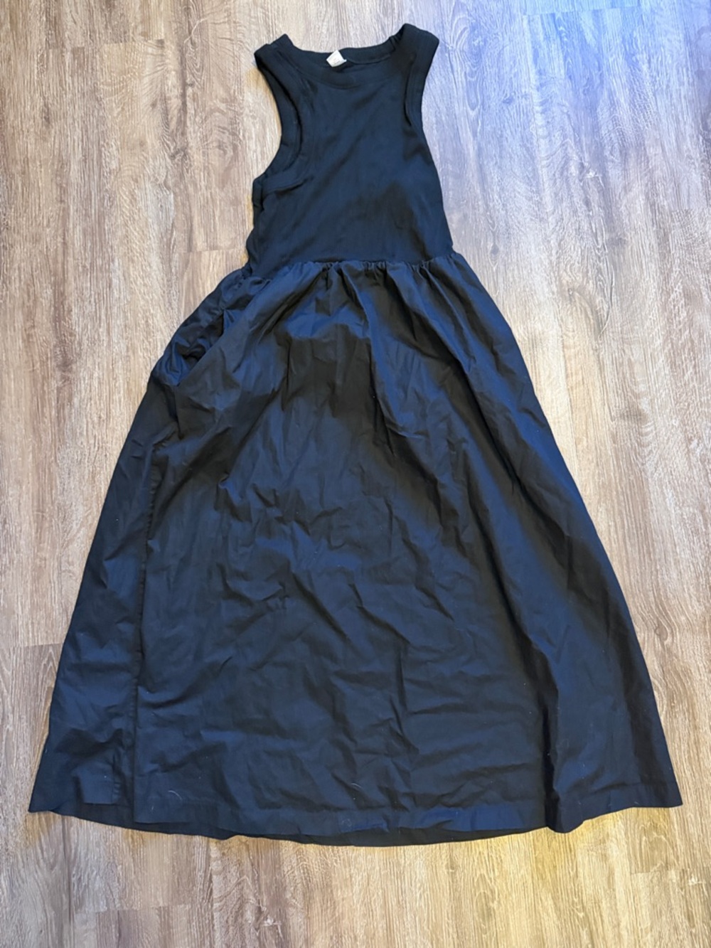 Old Navy Black Sleeveless Maxi Dress with Full Skirt